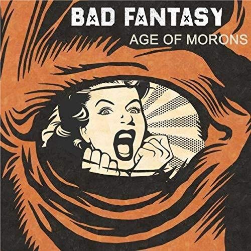 CD cover: distressed illustration of a shocked woman framed by orange tendrils.