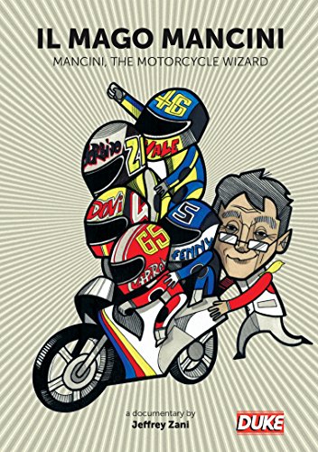 DVD cover: cartoon illustration of a motorcyclist and mechanic.