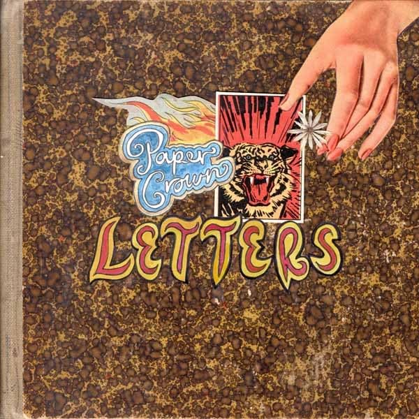 Vinyl album cover for Paper Crown’s “Letters” featuring a tiger illustration.