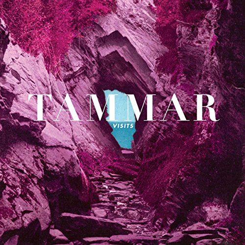 CD cover for Tammar’s “Visits” with a purple cave image.