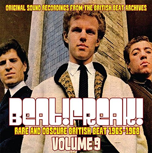 CD cover for “Beat!Freak! Volume 9” featuring three men in suits.