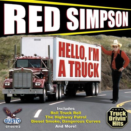 CD cover: red truck with text "Hello, I'm a Truck" and a driver.
