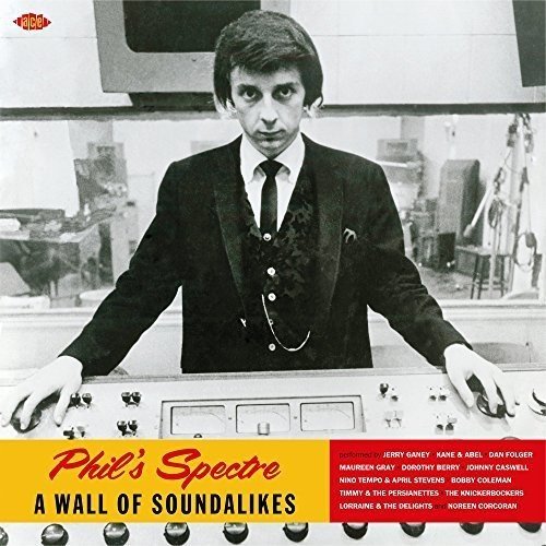Phil Spector portrait on vinyl album cover, "Phil's Spectre: A Wall Of Soundalikes".