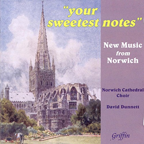CD cover featuring a painting of Norwich Cathedral and choir details.