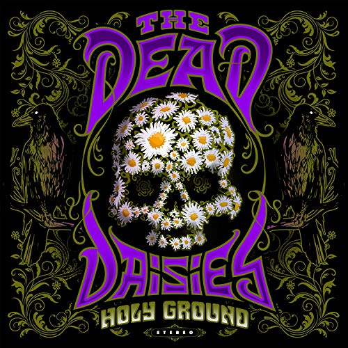 CD cover: floral skull with ravens, band name "The Dead Daisies".