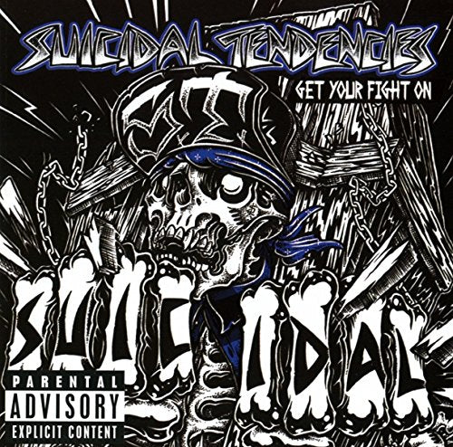 AlbumSLCLLCLSLLCC-album cover featuring a skull wearing a cap and blue bandana.