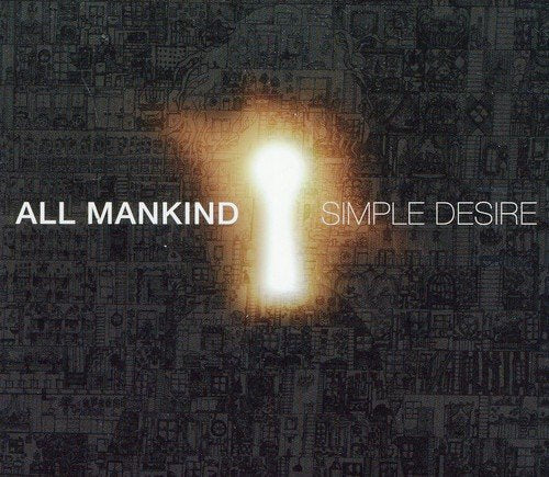 CD cover for “All Mankind - Simple Desire” featuring a keyhole image.