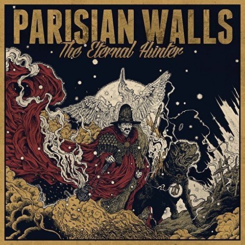 CD cover: man with wolf and bird against a dark, swirling sky.