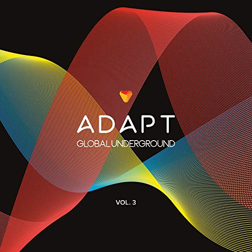 CD cover with abstract colorful lines and the text “ADAPT Global Underground.”