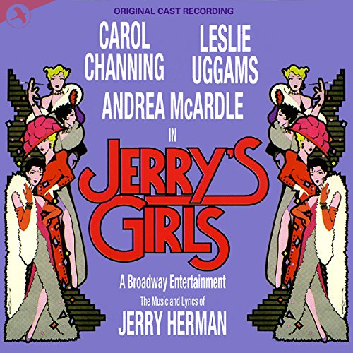 CD cover for “Jerry’s Girls” featuring portraits of Carol Channing, Leslie Uggams, and Andrea McArdle.