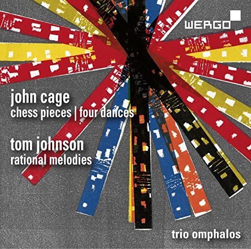 CD cover for John Cage and Tom Johnson compositions by Trio Omphalos.