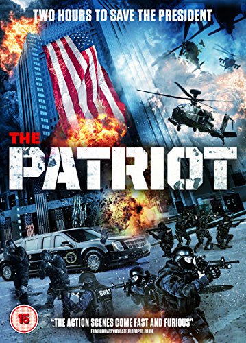 DVD cover for "The Patriot" depicting explosions, soldiers, and an American flag.
