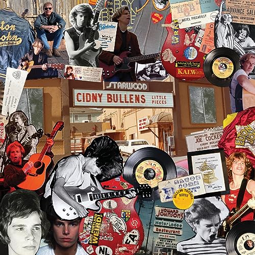 Cidny Bullens album cover, collage of musicians and vinyl records.