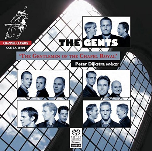 CD cover featuring portraits of male singers, geometric blue background.