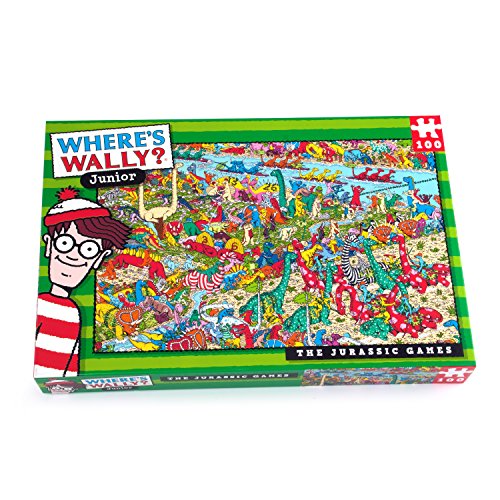 Wheres Wally Junior The Jurassic Games 100 Piece Puzzle