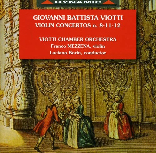 CD cover for Viotti violin concertos, featuring 18th-century figures.