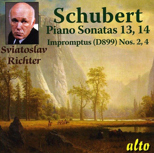 CD cover featuring pianist Sviatoslav Richter and a landscape painting.