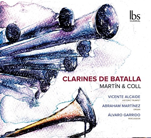 CD cover with watercolor painting of historic trumpets and text.