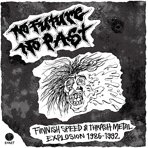 CD cover: black and white illustration of a screaming face, metal text.