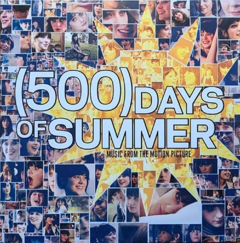 Vinyl record cover for "(500) Days of Summer" with many faces.