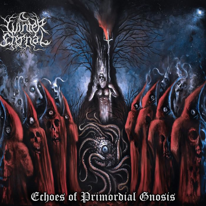 CD cover: dark fantasy art with a tree, figures, and tentacles.