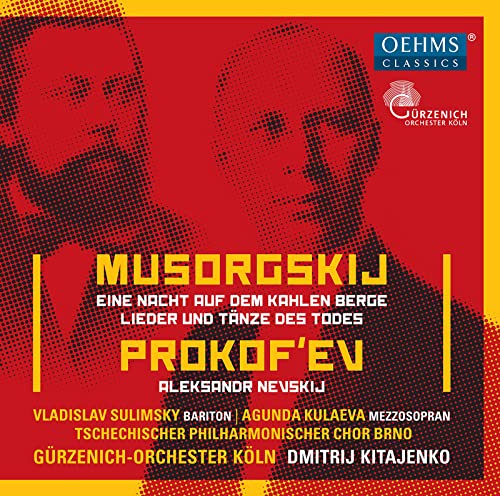 CD cover: red and black design with composer names and performers listed.