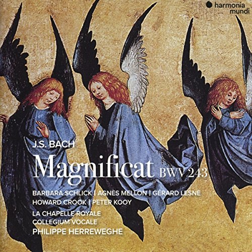 CD cover depicting three blue-robed angels from a Renaissance painting.