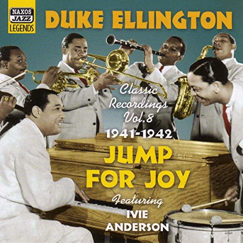 Duke Ellington jazz band album cover, “Jump for Joy,” featuring Ivie Anderson.