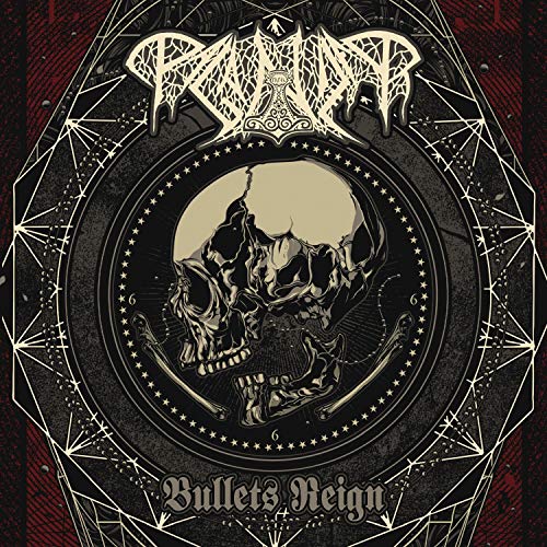 CD cover: skull illustration with ornate frame and band name "Paganizer".