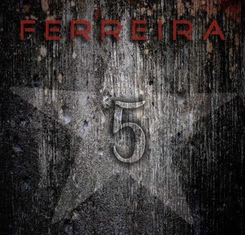 Ferreira album cover with a distressed star and the number 5.
