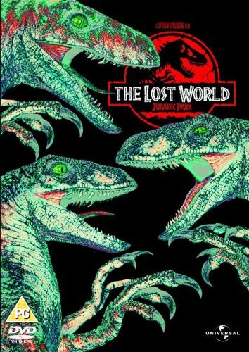 DVD cover for "The Lost World: Jurassic Park" featuring raptors.