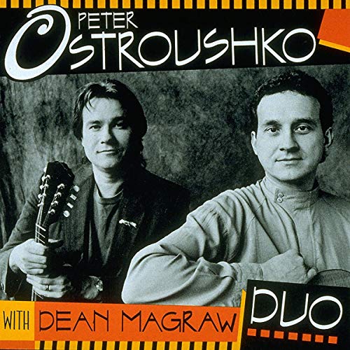 CD cover featuring portraits of two musicians, Ostroushko and Magraw.