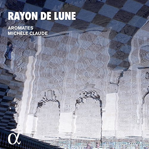 CD cover for Aromates/Michele Claude’s “Rayon de Lune” with abstract architecture.