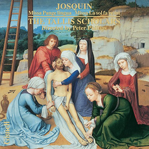 CD cover depicting a Renaissance painting of the Lamentation of Christ.