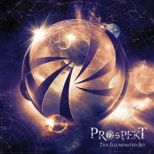 CD cover with a glowing orb and celestial map background.