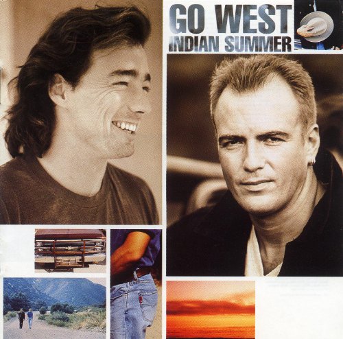 CD cover featuring portraits of two men and landscape scenes.
