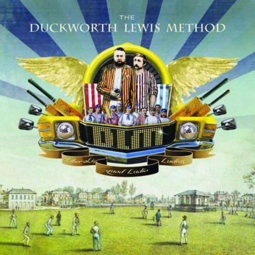 Album cover for The Duckworth Lewis Method featuring a surreal car and cricketers.