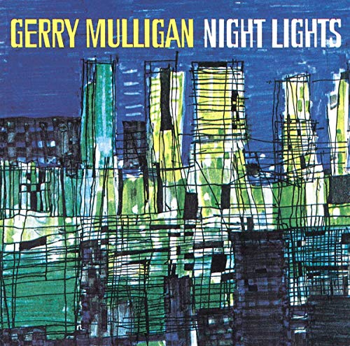 Album cover art featuring an abstract city skyline with yellow text against blue background.