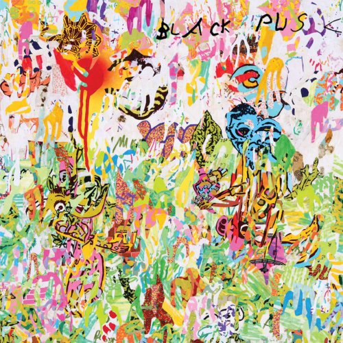 CD cover for Black Pus’ “All My Relations” with colorful, chaotic artwork.