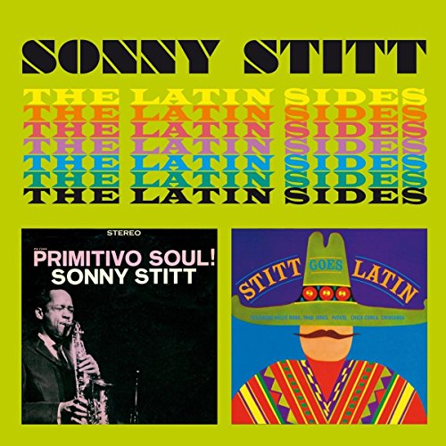 CD cover for Sonny Stitt’s “The Latin Sides” with photos and text.