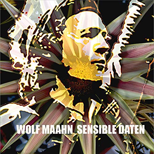 Album cover for Wolf Maahn's "Sensible Daten" with abstract, colorful portrait.