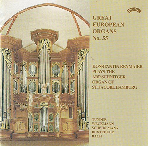 CD cover featuring a golden organ facade with text details.