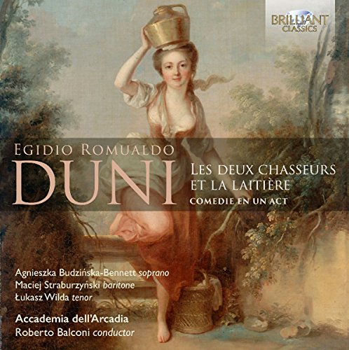 CD cover depicting a woman carrying a milk pail, classical painting style.