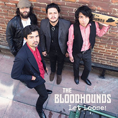 Four men in suits and vintage style, album cover for The Bloodhounds.