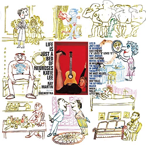 CD cover with cartoon illustrations of people and musical instruments.