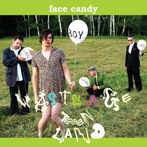 CD cover: four people in a field holding balloons labeled "boy" and "girl".
