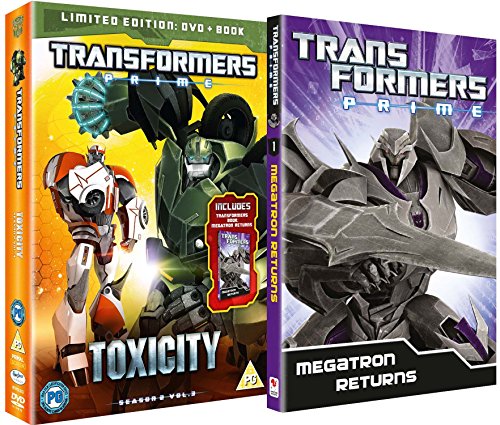 Transformers Prime: Season Two, Volume 3 DVD set with robot characters.