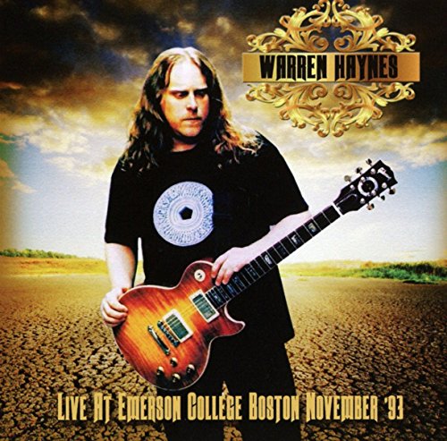 Warren Haynes album cover featuring guitarist with a Les Paul guitar.