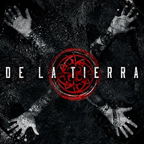 CD cover: hands reaching, red circular design, and band name "De La Tierra".