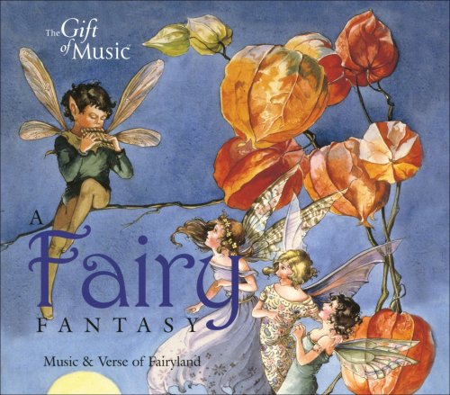 CD cover depicting fairies with lanterns and a musical theme.
